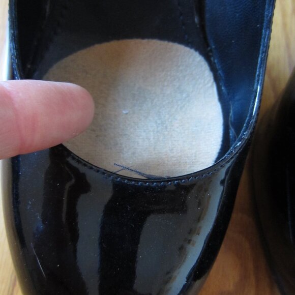 Yves Saint Laurent Black Patent Leather Platform Heel size 39 - Picture 5 of 11